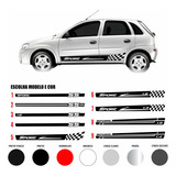 Par Adesivos P Corsa Hatch E Sedan Faixas Laterais