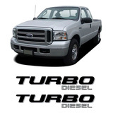 Par Adesivos Turbo Diesel