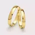 Par Aliança Tradicional Abaulada 6mm 8gr Ouro18k Casamento