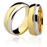 Par Aliancas Bodas Ouro