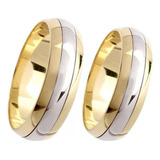 Par Aliancas Bodas Ouro