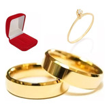 Par Alianças Casamento Coração Vaza Cor Ouro Moedas Antigas