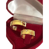 Par Aliancas Casamento Ouro