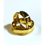 Par Aliancas Chapa Ouro