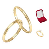 Par Alianças Moeda Antiga Abaulada 3mm Noivado Casamento