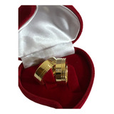 Par Aliancas Ouro 18k