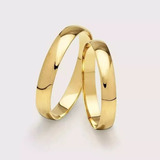 Par Aliancas Ouro 18k