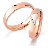 Par Aliancas Ouro Rose