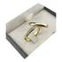 Par Alianças Prata 950 3mm Banhada Ouro 18k + Brindes (1088)