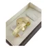 Par Alianças Prata 950 8mm Banhada Ouro 18k E Brindes (1023)