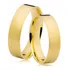 Par Alianças Reta 5mm Com 8gr Ouro Branco 18k Anatômicas