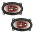 Par Alto Falante 4x6 80 Rms Triaxial Linha X B3x46x Bravox