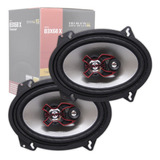 Par Alto Falante 6x8 Polegadas Bravox 100w Rms Triaxial