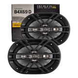 Par Alto Falante 6x9 300w Rms Bravox B4x69d 4 Ohms Diamond