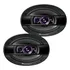 Par Alto Falante 6x9 Pioneer 200w Quadriaxial Ts-6960br Cor Preto