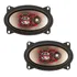 Par Alto Falante Bravox B3x 46 4x6 Polegadas 60w Triaxial