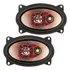 Par Alto Falante Bravox B3x46x 4x6 Polegadas 80w Rms
