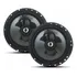 Par Alto Falante Coaxial 6 Polegadas Cx60bk Black 120w Rms