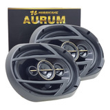 Par Alto Falante Hurricane 6x9 Aurum A69q 260wrms Lançamento