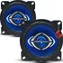 Par Alto Falante Quadriaxial 4 Polegadas 110w Rms Hurricane 4 Ohms