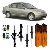 Par Amortecedor Diant Trasei Kit Civic 2003 A 2005 Cofap
