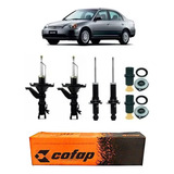 Par Amortecedor Diant Trasei Kit Civic 2003 A 2005 Cofap