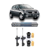 Par Amortecedor Dianteiro Clio 1 0 2000 2001 Nakata   Kit
