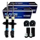 Par Amortecedor Dianteiro Coxim Coifa Batente Fiat Strada