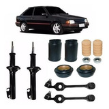 Par Amortecedor Dianteiro Kit Braço Oscilante Escort Hobby