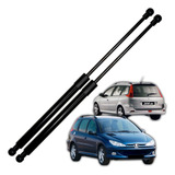 Par Amortecedor Porta Mala Tampa Traseira Peugeot Sw 206