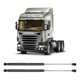 Par Amortecedor Tampa Bagageiro Compatível Scania S4 S5 S6