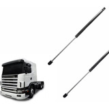 Par Amortecedor Tampa Grade Frontal Para Scania Serie 4