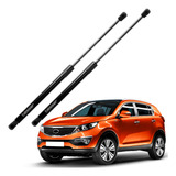 Par Amortecedor Tampa Traseira Sportage 2010 Até 2016