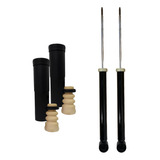 Par Amortecedor Traseiro Kit Batente Coifa Vw Up 2014 2021