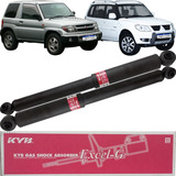 Par Amortecedor Traseiro Kyb Pajero Io E Tr4 1999 A 2014