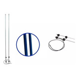 Par Antena Lateral Fibra Caminhão Mb 1113 608 1114 1518 2013