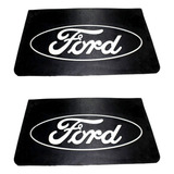Par Apara Barro Traseiro Ford 60x35cm Borracha