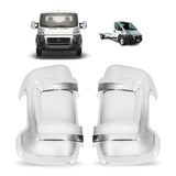 Par Aplique Capa Retrovisor Cromada Peugeot Boxer 2018 Longo