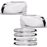 Par Aplique Cromado Retrovisor Jogo Maçaneta S10 2014 2015