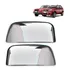 Par Aplique Cromo P/ Capa Retro Ecosport 2010 2009 2008 2007