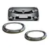 Par Aplique Farol Milha New Civic 2010 2011 2012 Cromado