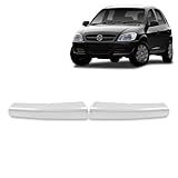 Par Aplique Friso Grade Dianteira Volkswagen Celta Prisma 2007 2008 2009 2010 2011 Cromado