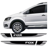 Par Aplique Lateral Vw Fox 2004 Á 2021 22 Emblema Resinado