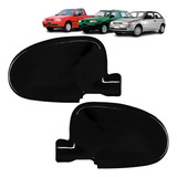 Par Aplique Retrovisor Preto