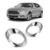  Par Aro Aplique Grade  Milha Ford Fusion Cromado 2013 2014 2015 2016