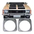 Par Aro De Farol Opala Caravan 75 76 77 78 79 Cinza Plastico