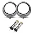Par Aro Moldura Farol Redondo Mb 1113 1114 1313 Pisca + Led