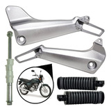 Par Bacalhau Suporte Pedaleira Eixo Cg 125 Titan Es 2000