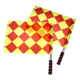 Par Bandeira De Arbitro Auxiliar Juiz De Futebol
