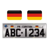 Par Bandeiras Alemanha Placa